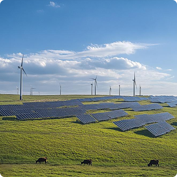 NTJN utilizing renewable energy like wind and solar to power emulsifier and polyether polyol manufacturing