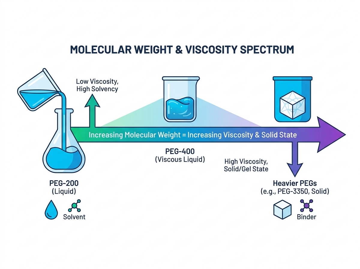 Polyethylene Glycol 200 handling and formulation comparison