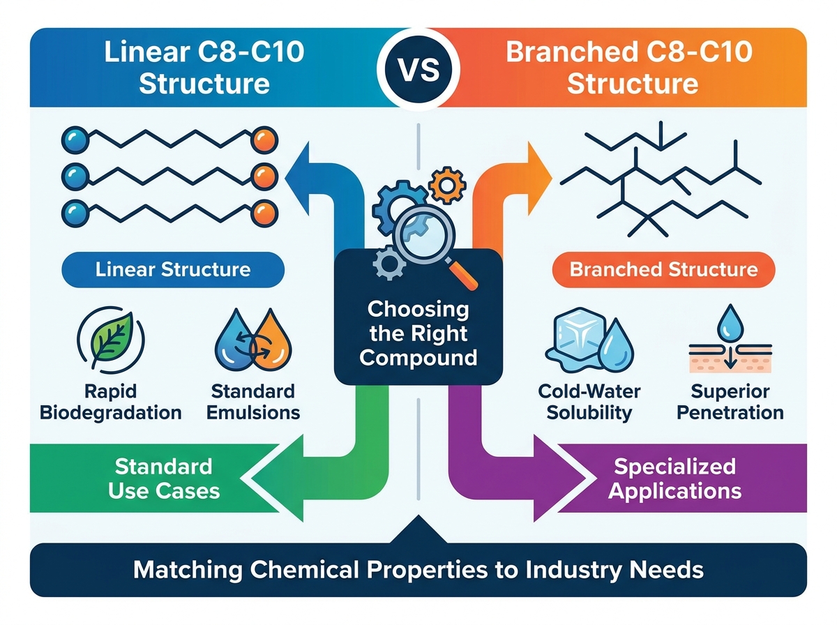 C8-C10 alcohol ethoxy compound formulation